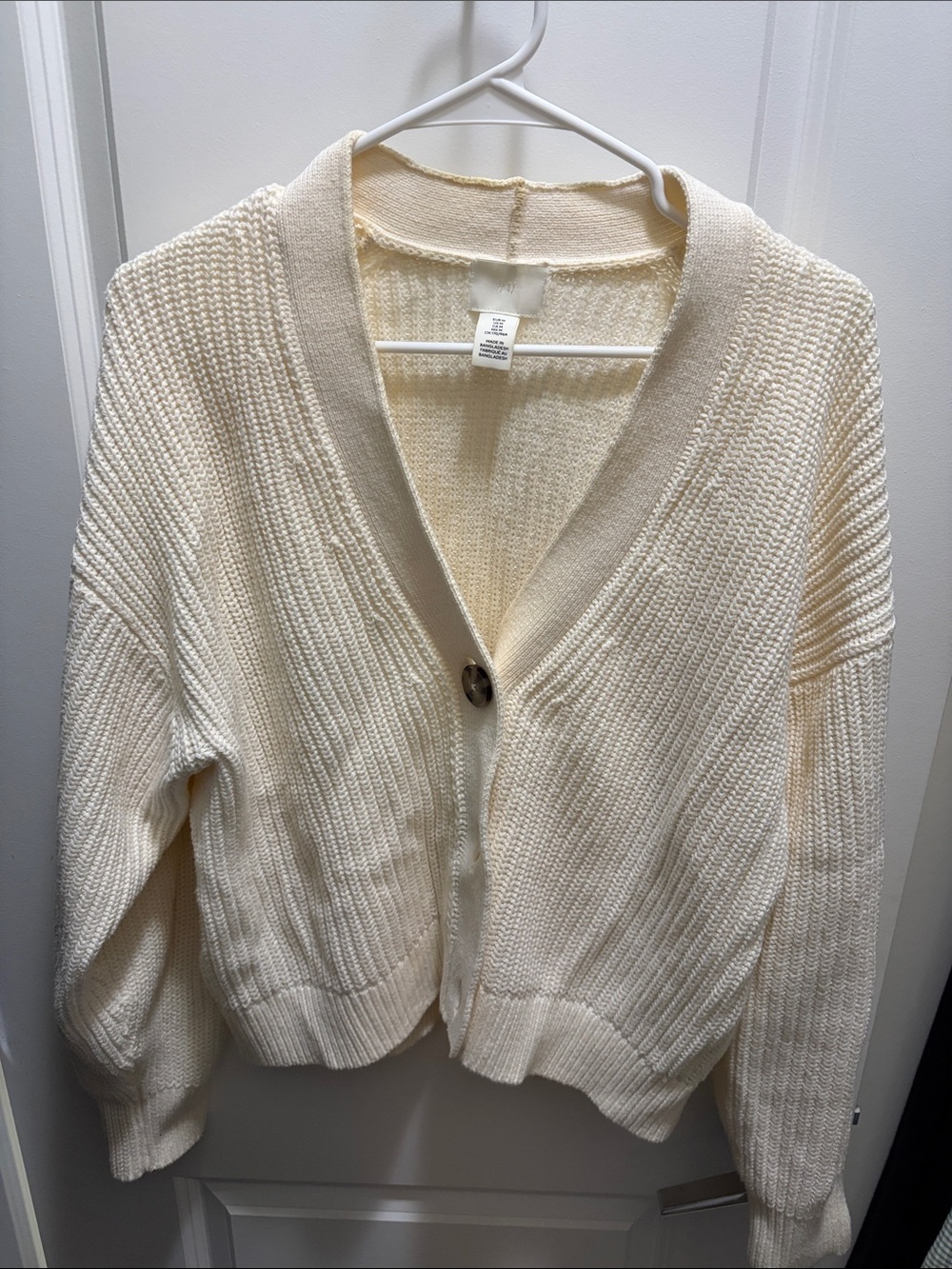 H&M Cream Cardigan
